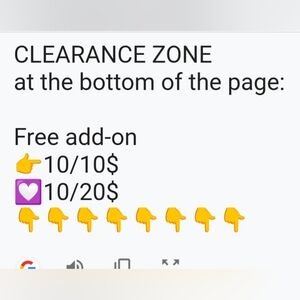 👇CLEARENCE AT THE END👇